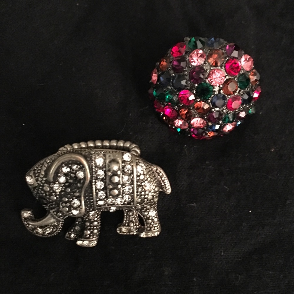 Cute fashion rings baubles x2
